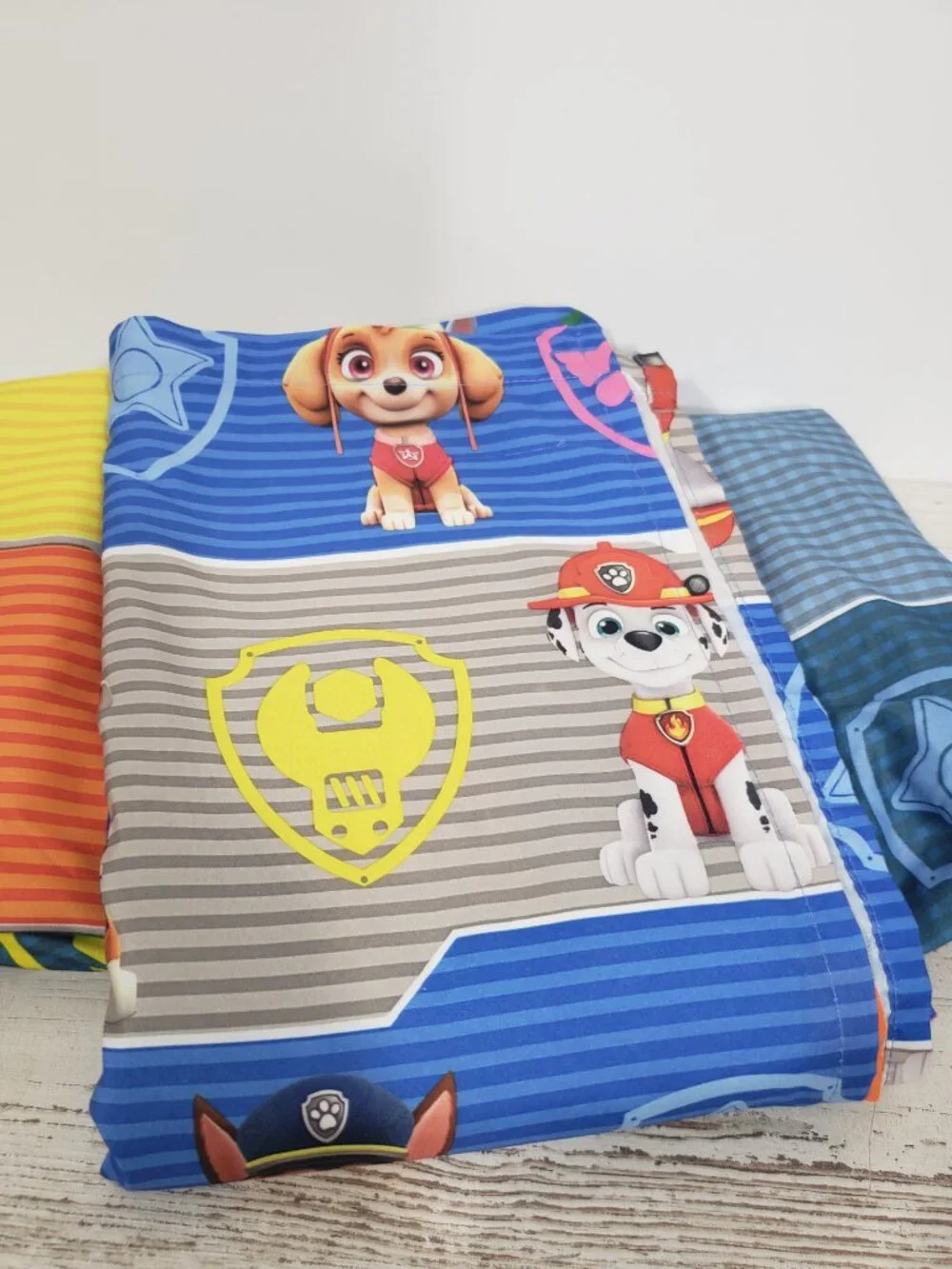 Nickelodeon. Paw Patrol Twin Sheet Set 3 Piece Flat Sheet Fitted Sheet Pillow